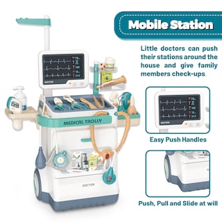 Foto 2 | Venta Internacional - Doctor Kit Pofjoeq Deluxe, Estación Médica Simulada De 26 Piezas