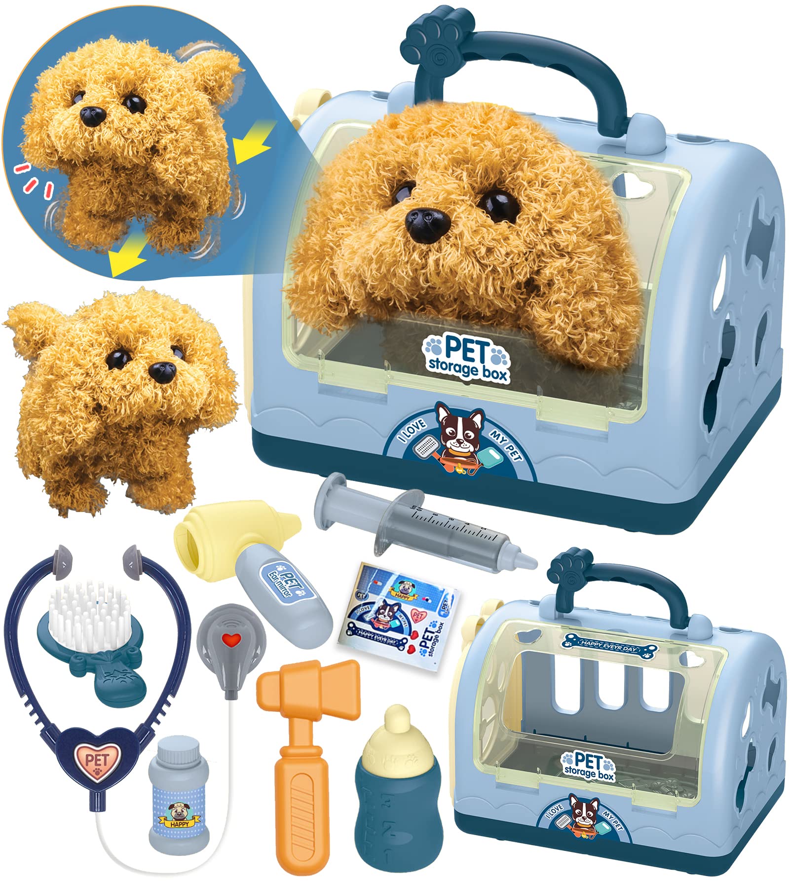 Juguetes Para Perros Pet Care Playset Teuvo Robot Con Kit Veterinario Para Niños - Venta Internacional.