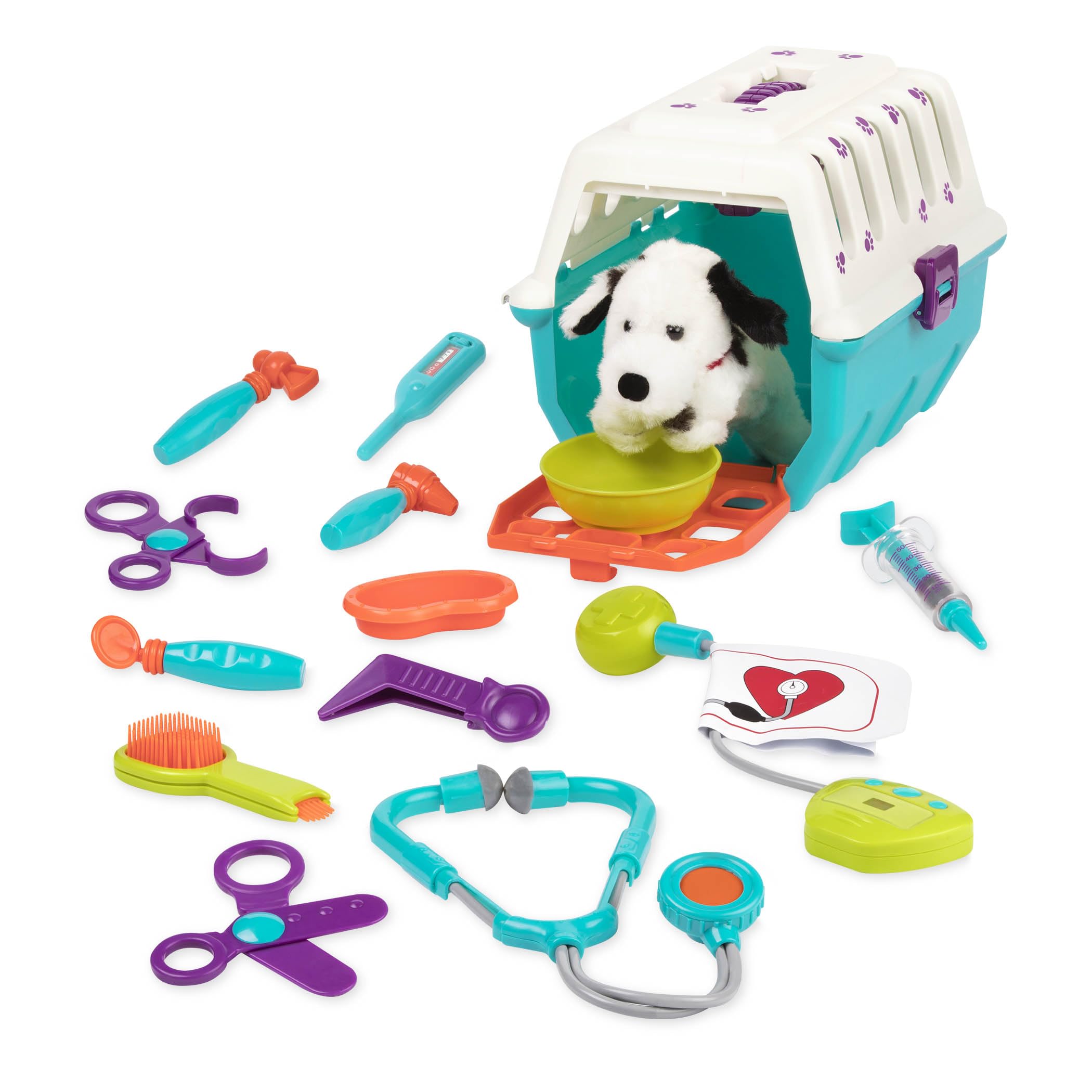 Foto 2 pulgar | Kit Veterinario Pretend Play Vet Toys Battat Dalmatian Para 2 Años - Venta Internacional.