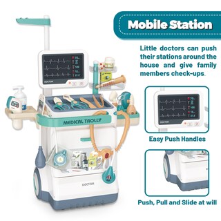 Foto 2 | Doctor Kit Pofjoeq Deluxe, Estación Médica Simulada De 26 Piezas - Venta Internacional.