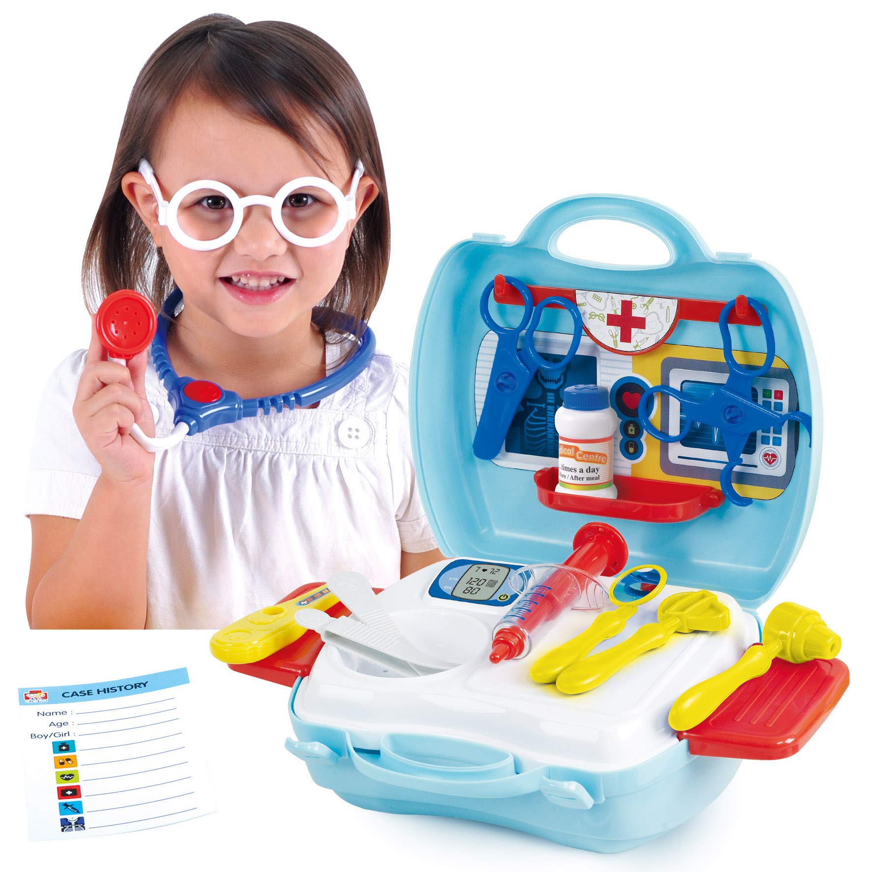 Foto 2 | Toy Playset Playgo My Carry Along Medical Center Con 20 Unidades - Venta Internacional.