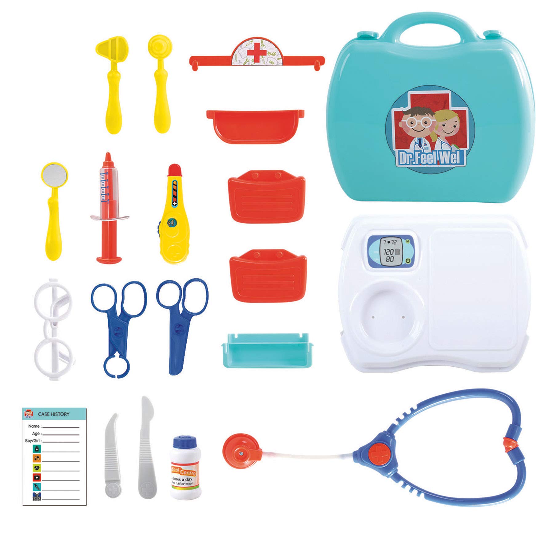 Foto 4 pulgar | Toy Playset Playgo My Carry Along Medical Center Con 20 Unidades - Venta Internacional.