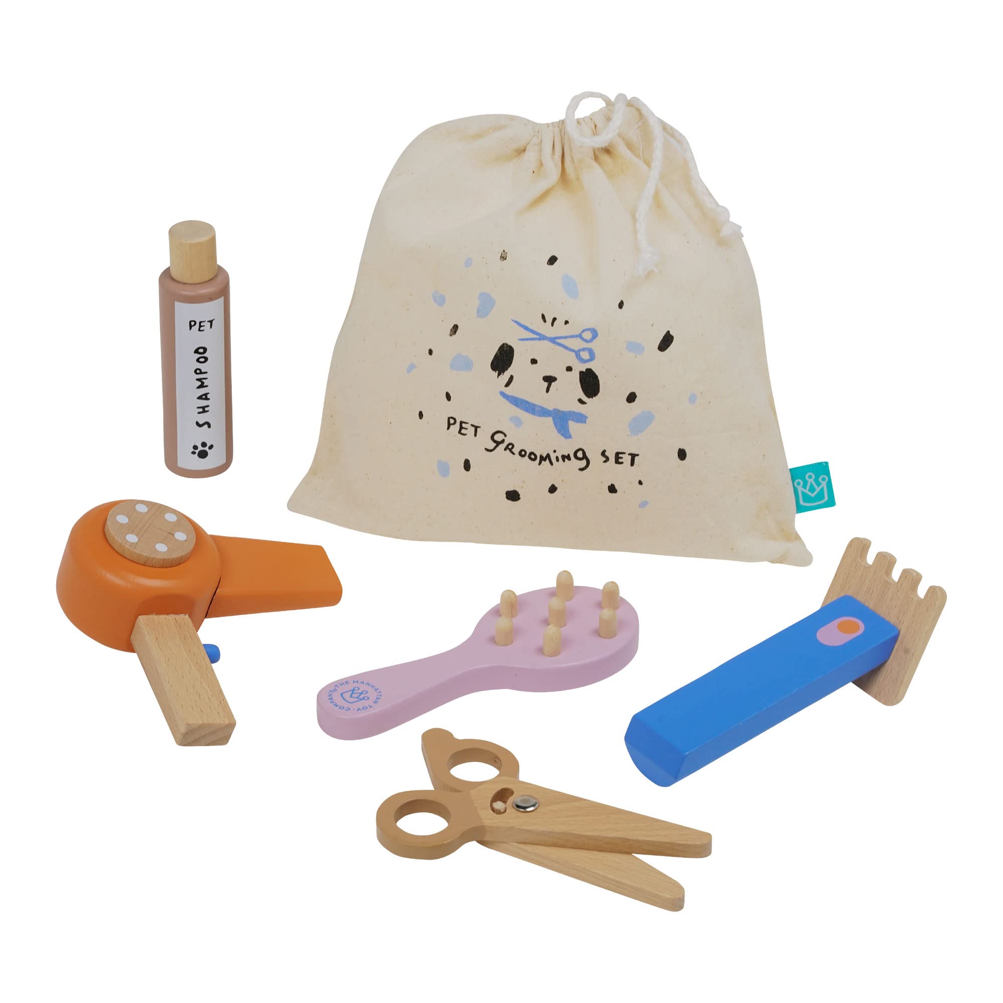 Set De Aseo Para Mascotas Manhattan Toy Posh Posh Pet Day Spa Para Niños - Venta Internacional.