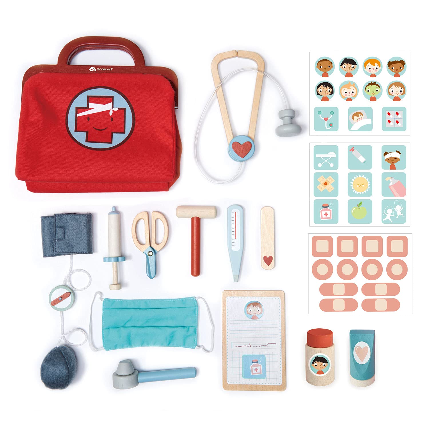 Foto 4 pulgar | Doctor's Bag Tender Leaf Toys Doctor Pretend Play Medical Ki - Venta Internacional.