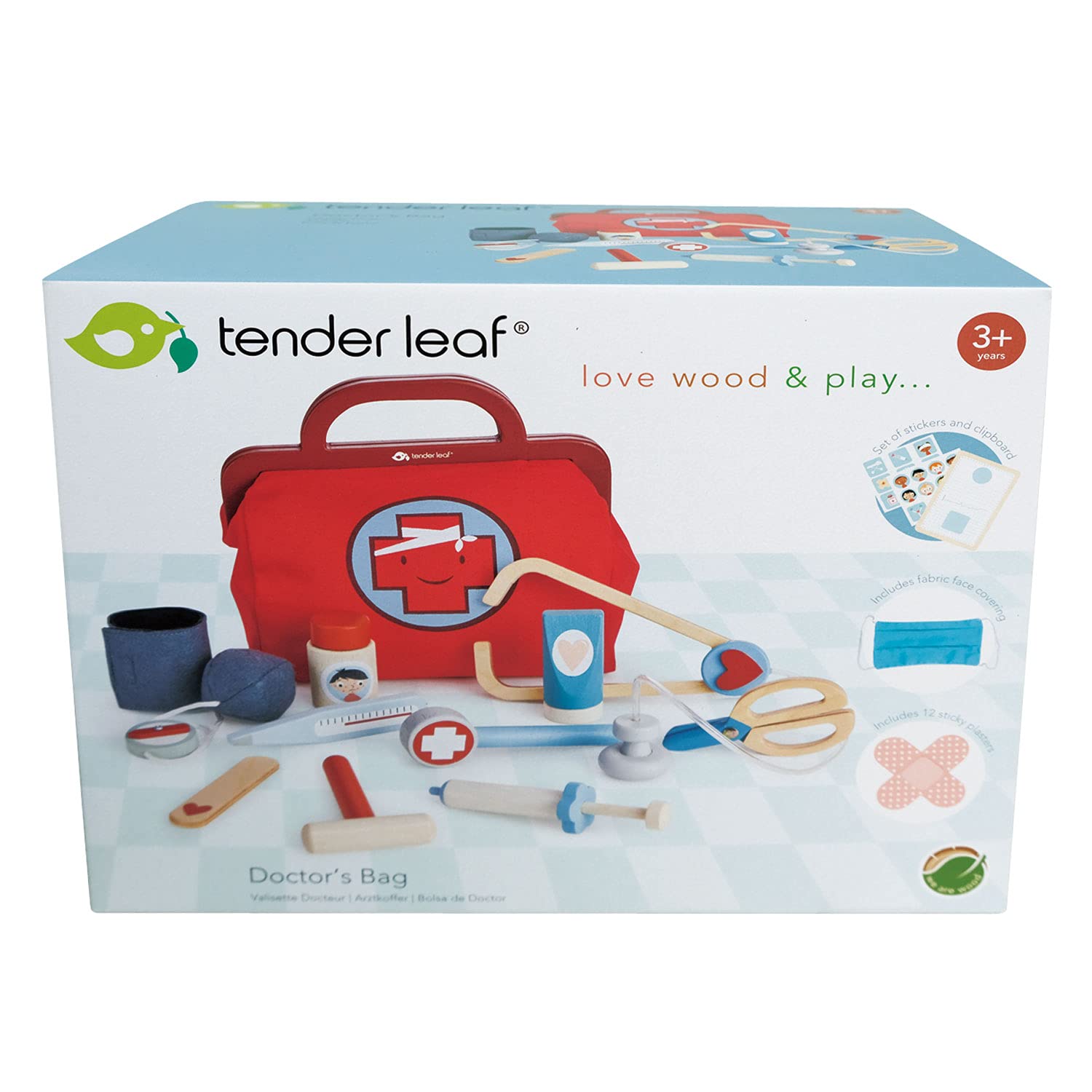 Foto 7 pulgar | Doctor's Bag Tender Leaf Toys Doctor Pretend Play Medical Ki - Venta Internacional.