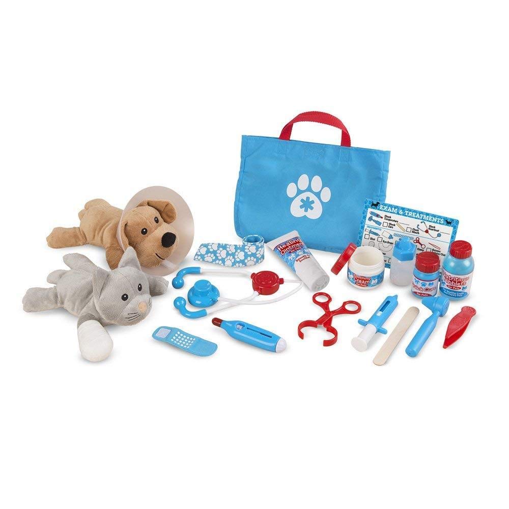 Set De Juego Melissa & Doug Lci8520 Para Examinar Y Tratar Mascotas Veterinarias - Venta Internacional.