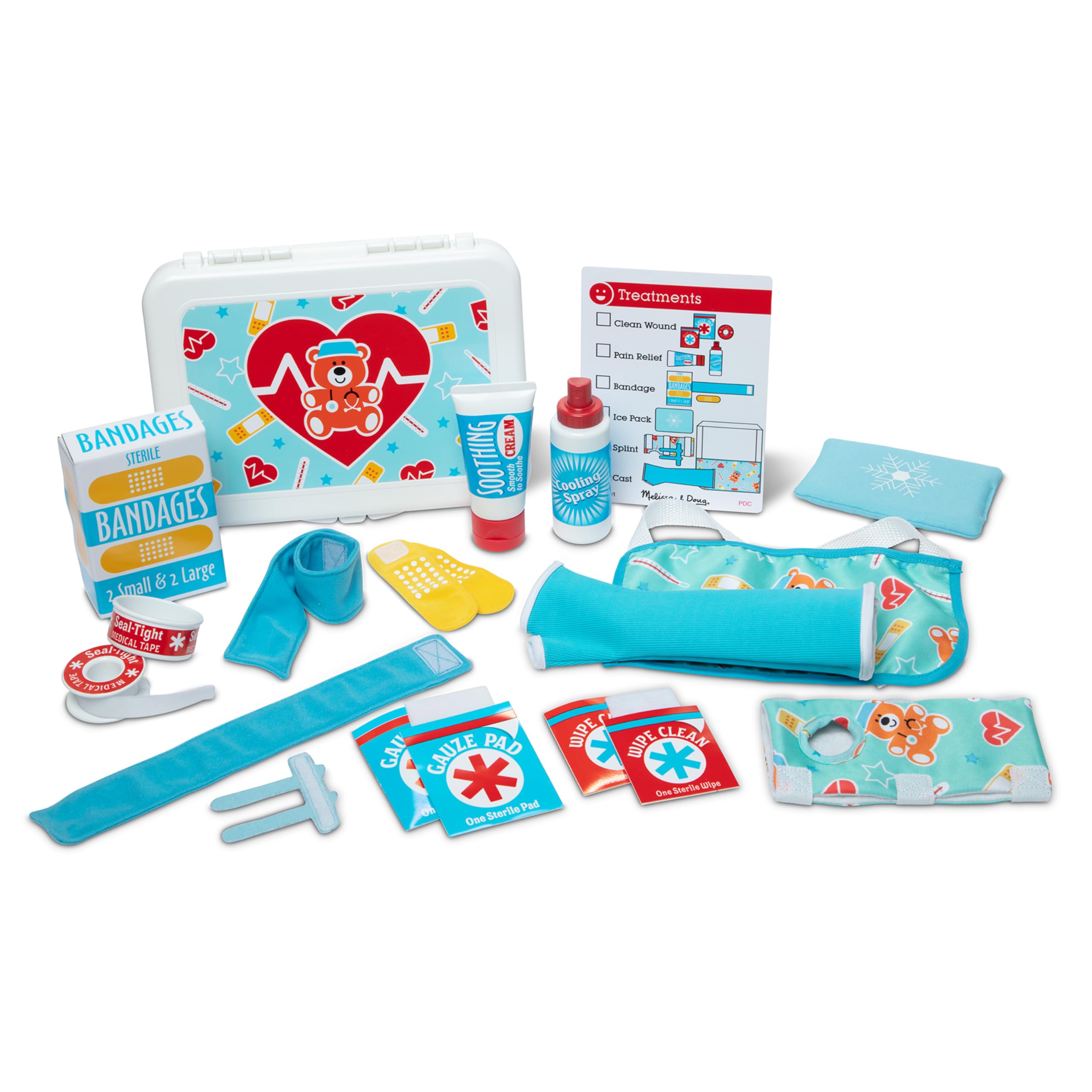 Set De Primeros Auxilios Melissa & Doug Get Well, 25 Piezas - Venta Internacional.