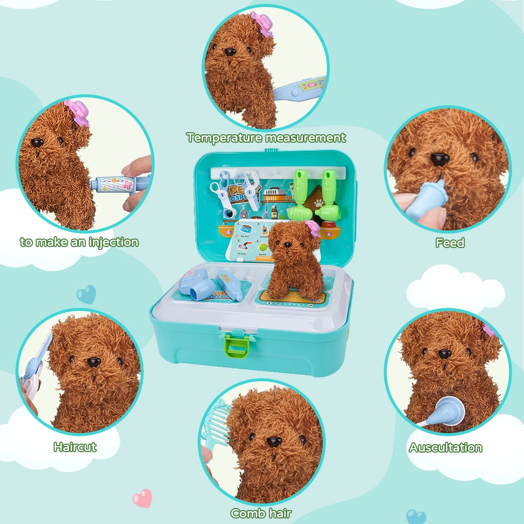 Foto 4 pulgar | Kit Veterinario Takihon Play Para Niños Con Mochila, 43 Piezas De Mascotas Simuladas - Venta Internacional.