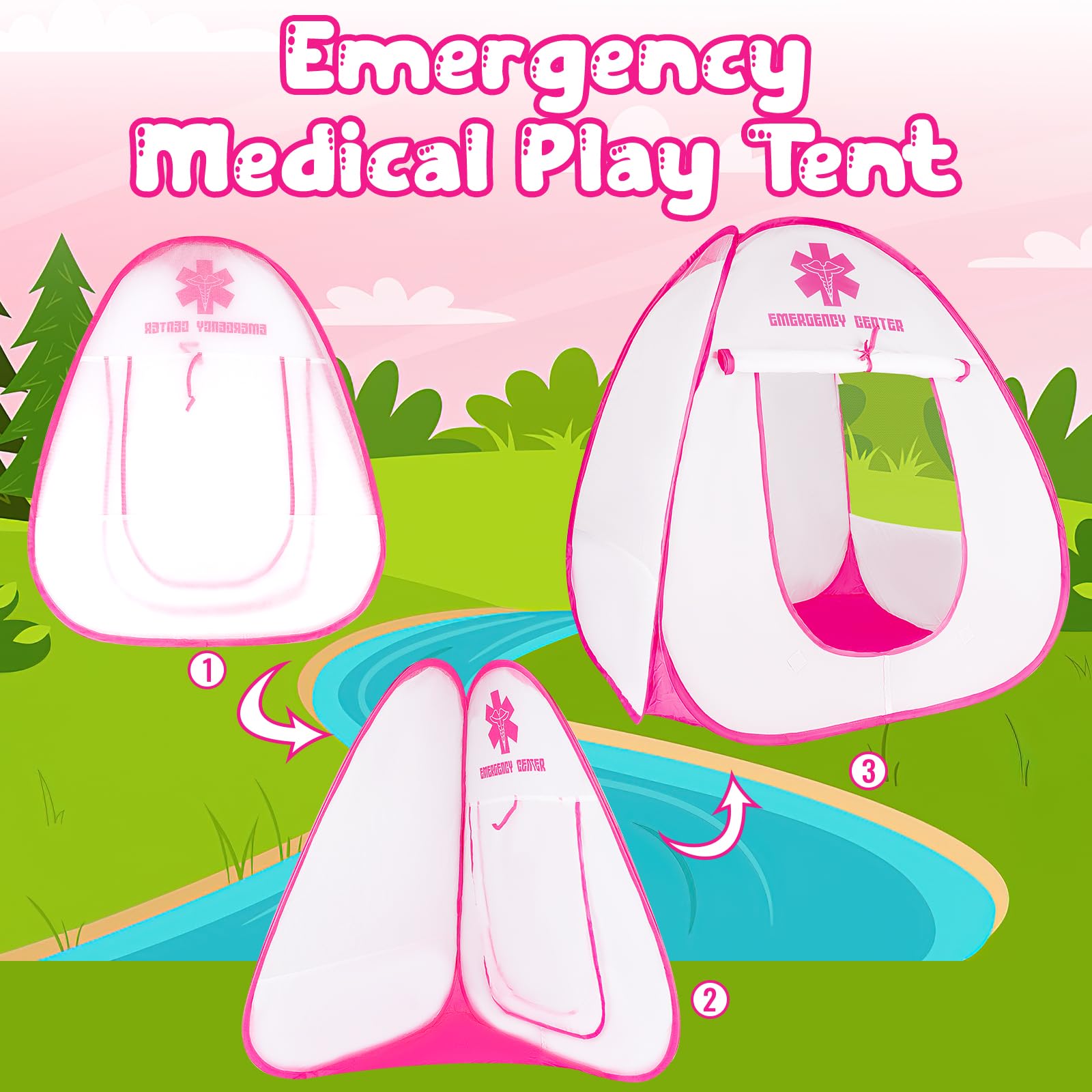 Foto 4 pulgar | Kit Médico Y Juguete De Dentista Play Tent Deao Para Niños, 35 Unidades - Venta Internacional.