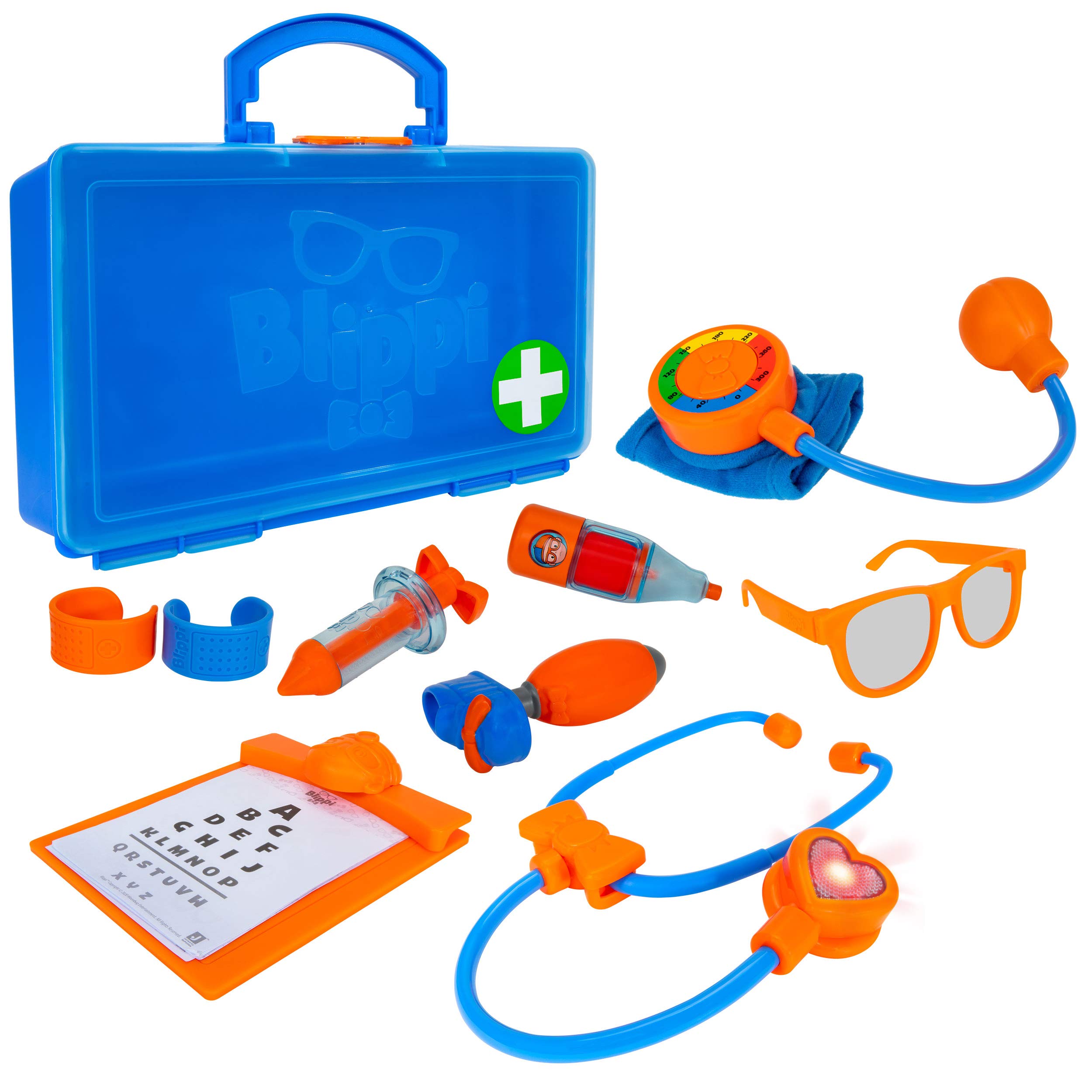 Foto 2 pulgar | Doctor Playset Blippi Con Estetoscopio, Gafas, Bolsa Y Más - Venta Internacional.