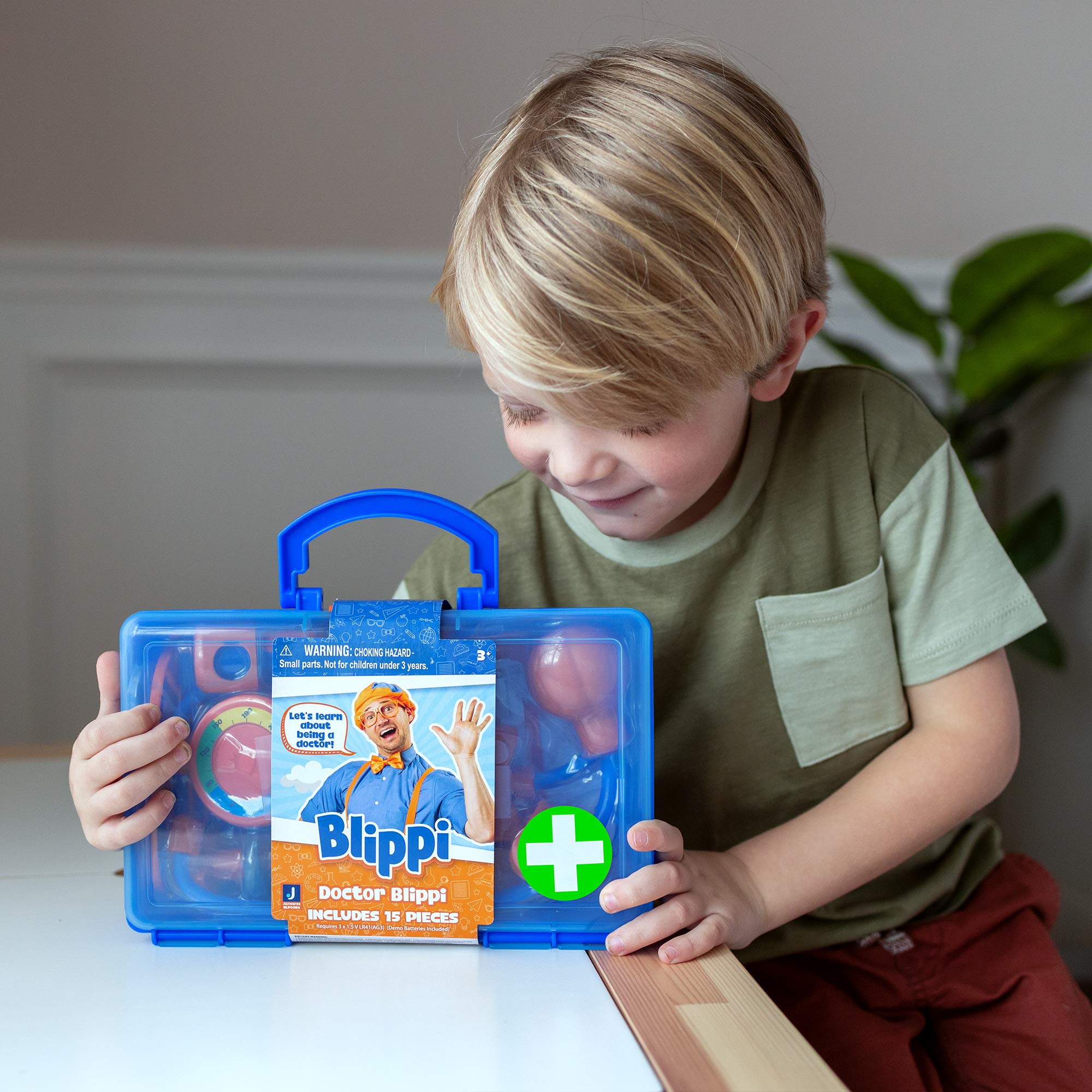 Foto 4 pulgar | Doctor Playset Blippi Con Estetoscopio, Gafas, Bolsa Y Más - Venta Internacional.