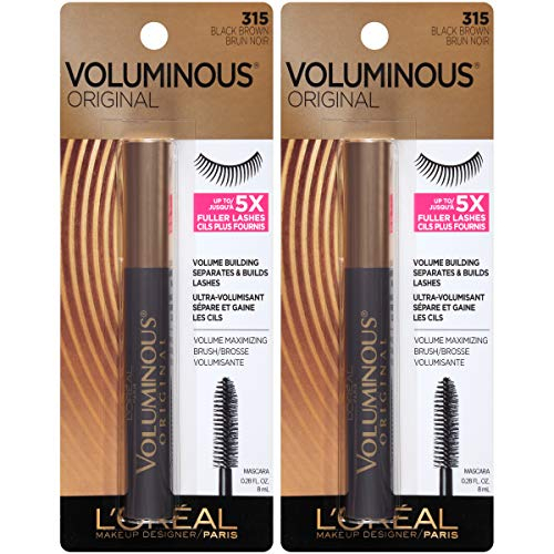 Foto 3 pulgar | L'oréal Paris Maquillaje Voluminoso Volumen Original Construcción Máscara, Negro Marrón, 2 Condes - Venta Internacio