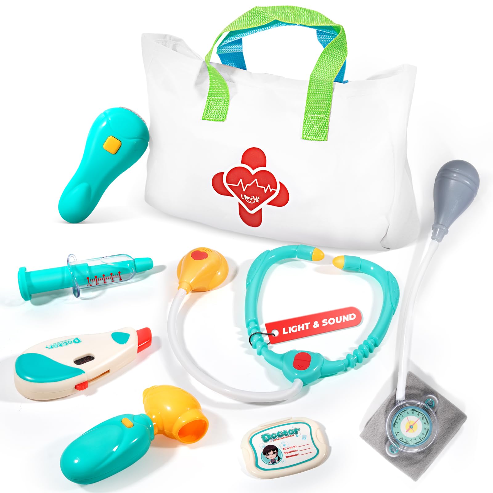 Foto 2 pulgar | Kit Médico Uloveme Para Niños De 3 A 5 Años Con Estetoscopio Y Bolsa - Venta Internacional.