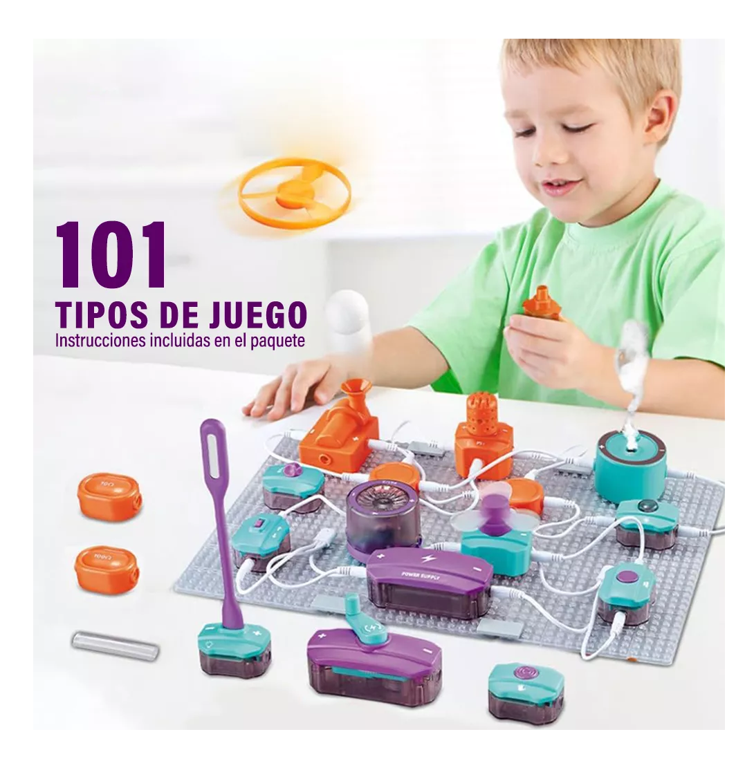 Foto 4 pulgar | Set de Ciencia Belug Infantil de 45 Piezas