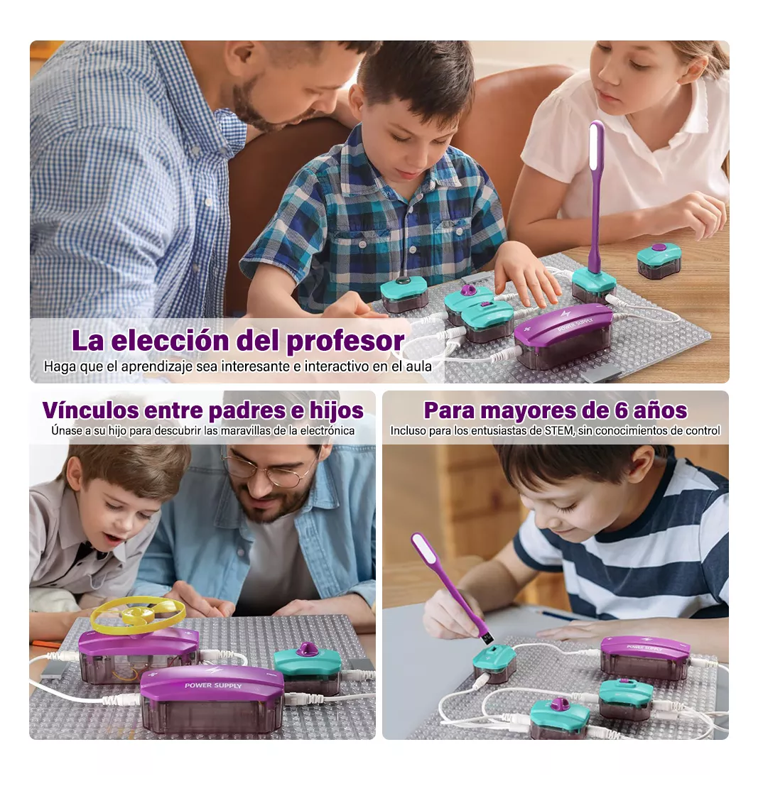 Foto 5 pulgar | Set de Ciencia Belug Infantil de 45 Piezas