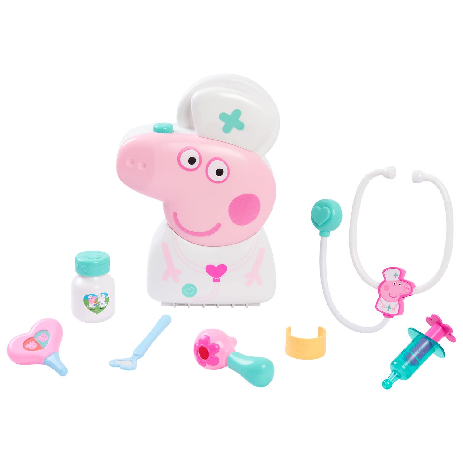 Foto 5 pulgar | Kit Médico Just Play Peppa Pig Con Estetoscopio, 8 Piezas, 3 O Más - Venta Internacional.