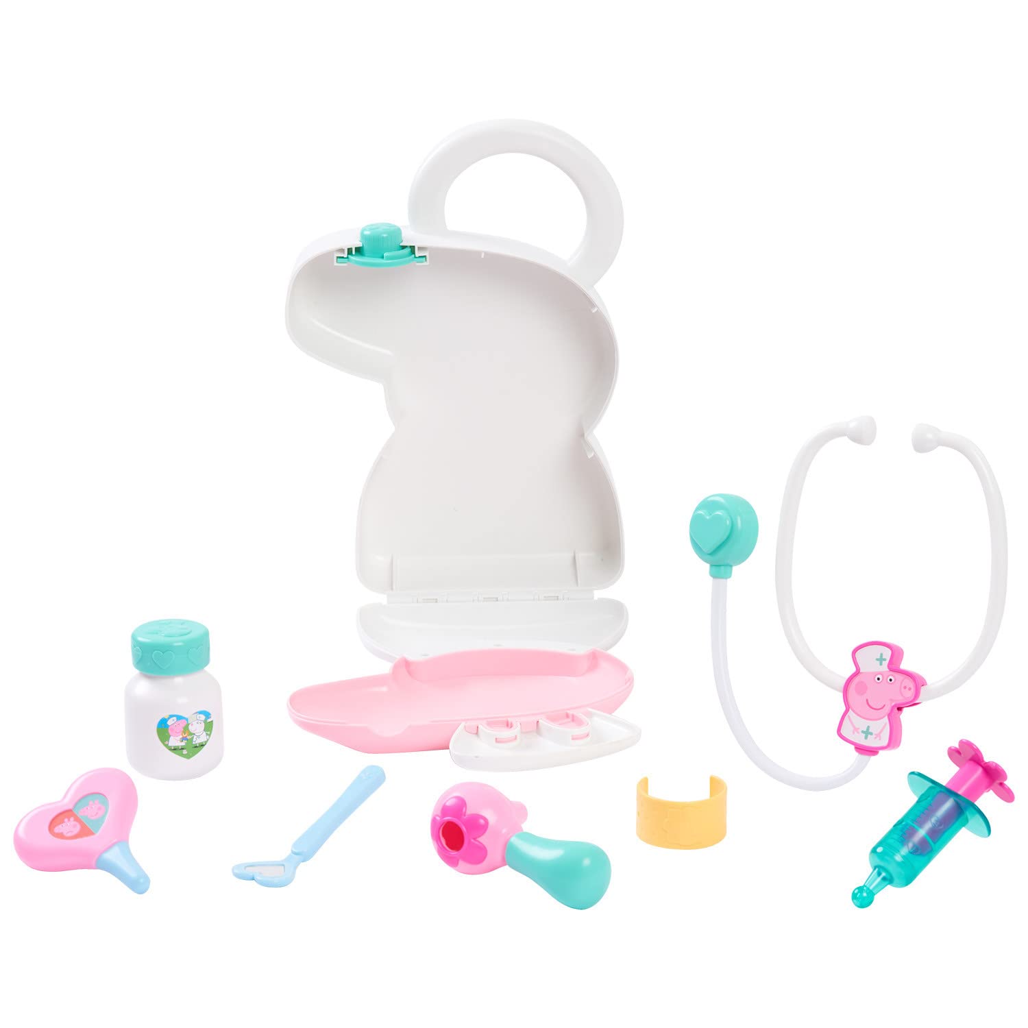 Foto 6 pulgar | Kit Médico Just Play Peppa Pig Con Estetoscopio, 8 Piezas, 3 O Más - Venta Internacional.