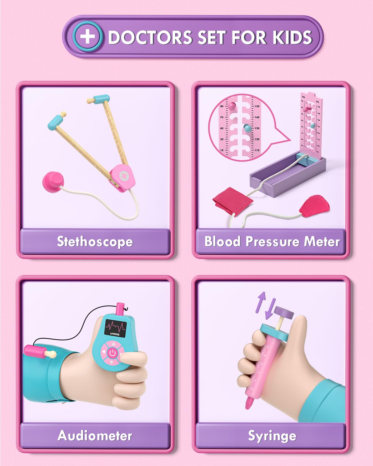 Foto 3 | Juego de Médicos Lehoo Castle 23 Piezas-Venta Internacional