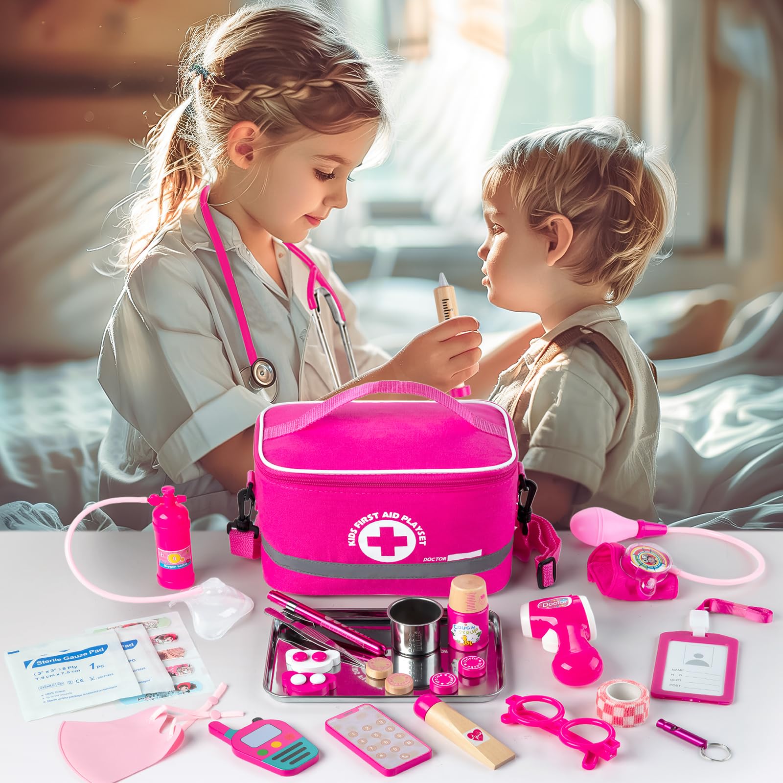 Foto 4 pulgar | Kit Médico Efo Shm Para Niños Y Niñas De 3 A 5 Años Con Estetoscopio - Venta Internacional.