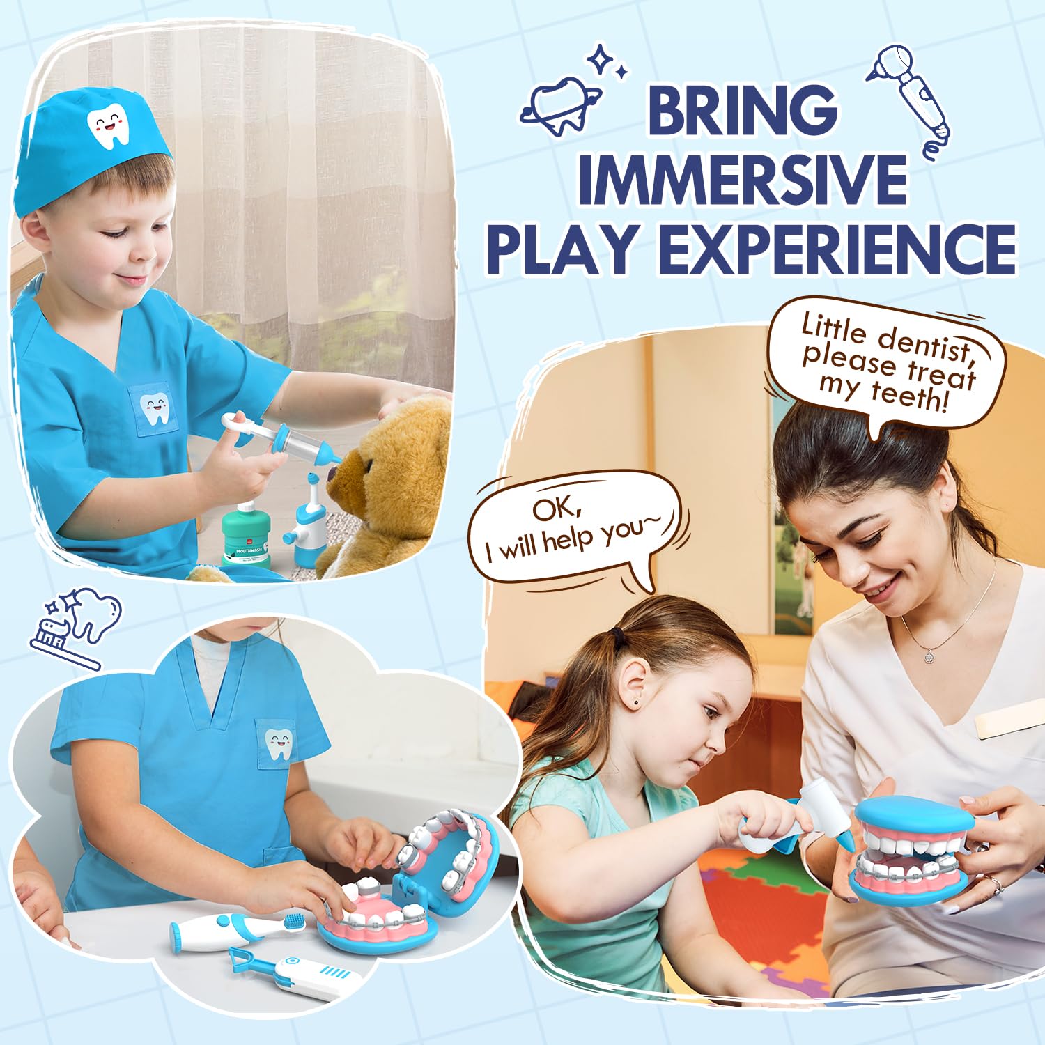 Foto 3 pulgar | Kit Médico Lehoo Castle Para Niños De 3 A 5 Años Con Bolsa Médica - Venta Internacional.