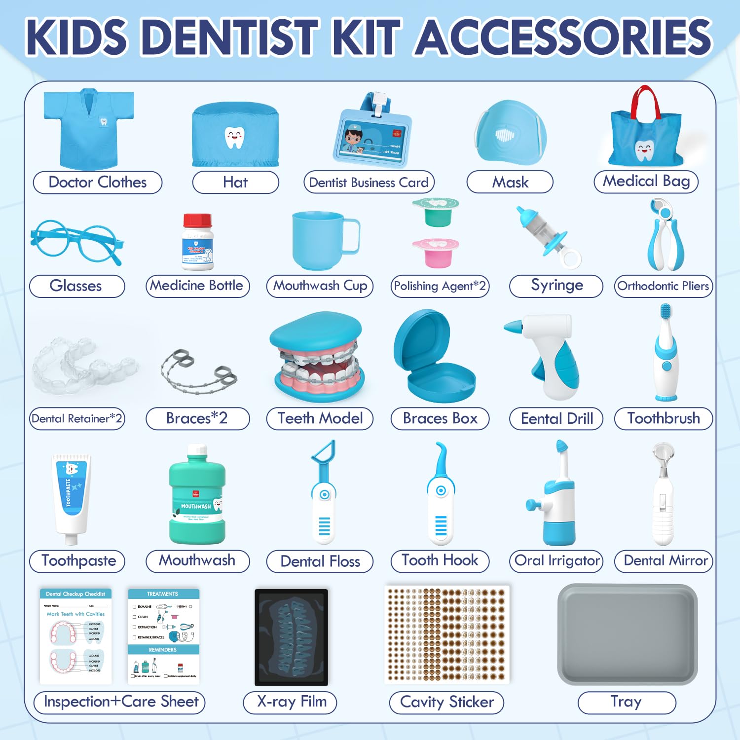 Foto 8 pulgar | Kit Médico Lehoo Castle Para Niños De 3 A 5 Años Con Bolsa Médica - Venta Internacional.