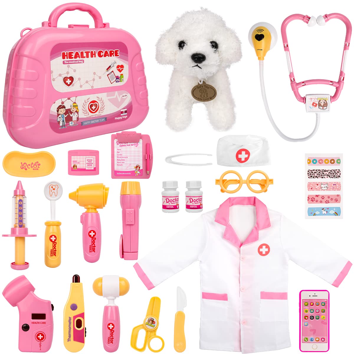 Juguete Doctor Kit Meland Para Niñas Con Funda De Transporte Y Disfraz - Venta Internacional.