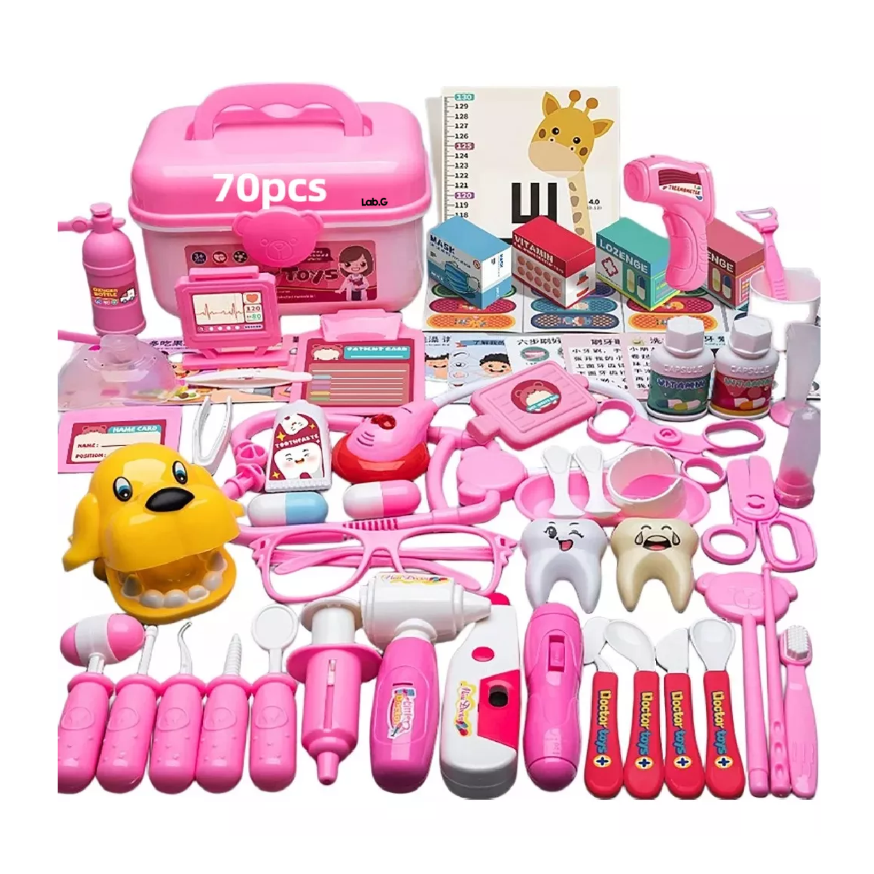 Foto 1 | Kit de Juguetes de Doctor para Niños 70 Piezas