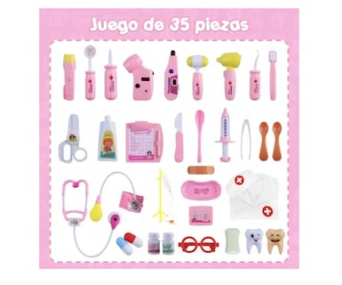 Foto 2 | Kit de Juguetes Xtellar de Doctor 35 Piezas