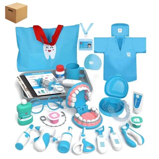 Foto 1 | Kit De Juego De Doctora Dentista Didáctico Para Infantiles Belug Azul