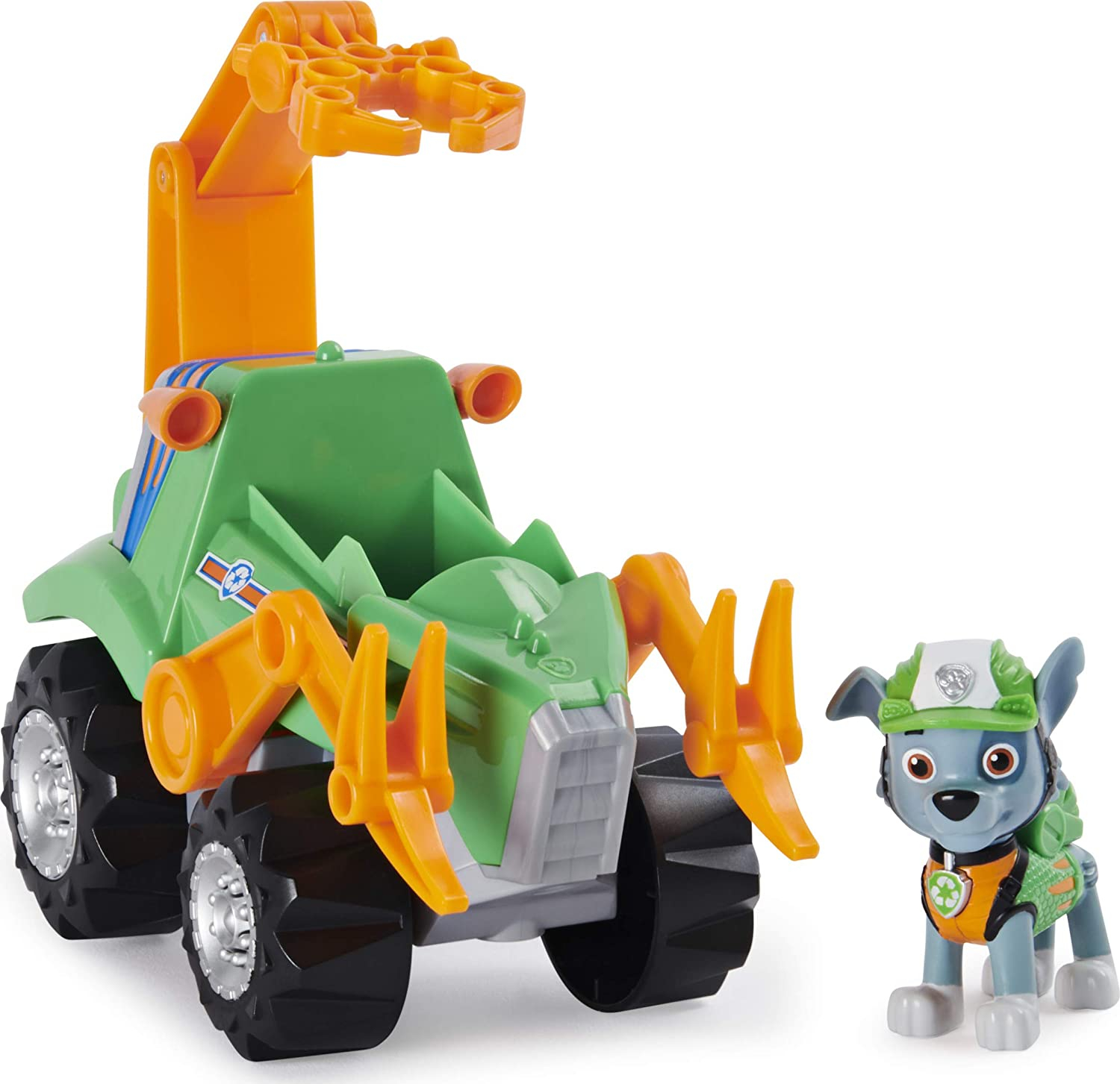 Foto 2 pulgar | Venta Internacional-  Paw Patrol, Dino Rescue Rocky's Deluxe Vehículo Rev Up Con Misterio Figura De Dinosaurio