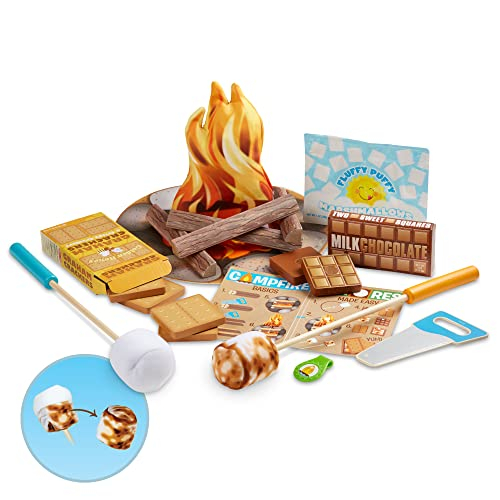 Foto 2 pulgar | Venta Internacional-  Melissa & Doug Let's Explore S'mores & More Juego De Campfire - 23 Piezas