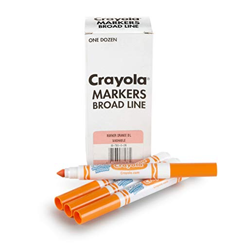 Foto 2 pulgar | Venta Internacional-  Crayola - Rotuladores Lavables, Color Naranja, 12 Unidades