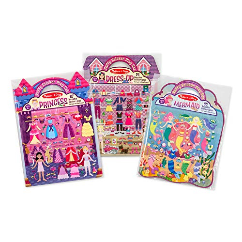 Foto 2 pulgar | Venta Internacional-  Melissa & Doug - Princesa Puffy Sticker Playset, Combo De Calcomanías Infladas