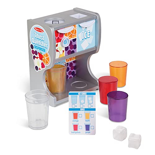 Venta Internacional-  Melissa & Doug Dispensador De Bebidas Refrescantes, Juguete De Madera, Juego Imaginativo (10 Pie