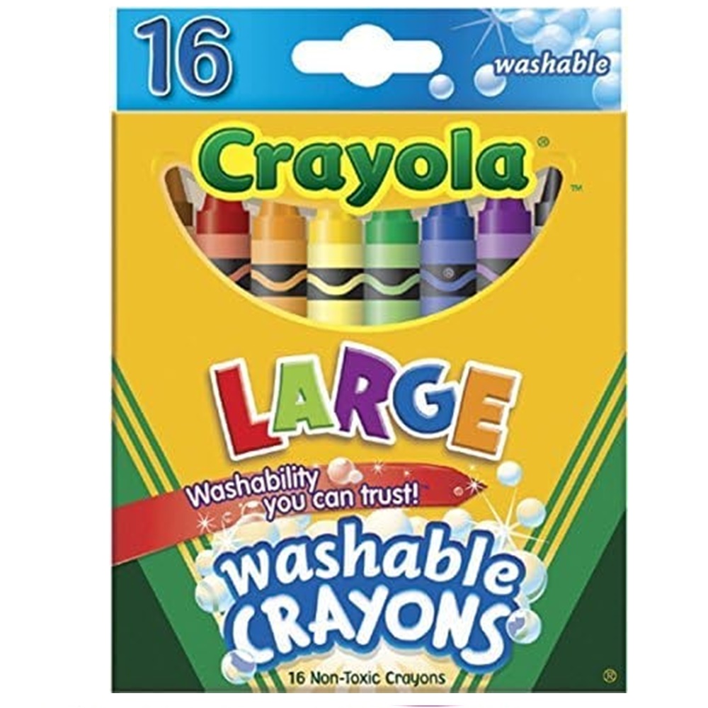 Foto 2 pulgar | Venta Internacional-  Crayola 52-3281 Ceras Lavables Grandes, Colores Surtidos, 16 Unidades (paquete De 2)