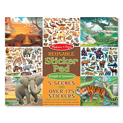 Venta Internacional-  Melissa & Doug Bloc De Autoadhesivos Reutilizables - Selva Y Sabana
