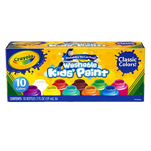 Foto 1 | Venta Internacional-  Crayola Bin541205bn Pintura Lavable Para Niño, 10 Botellas Por Paquete, 3 Paquetes