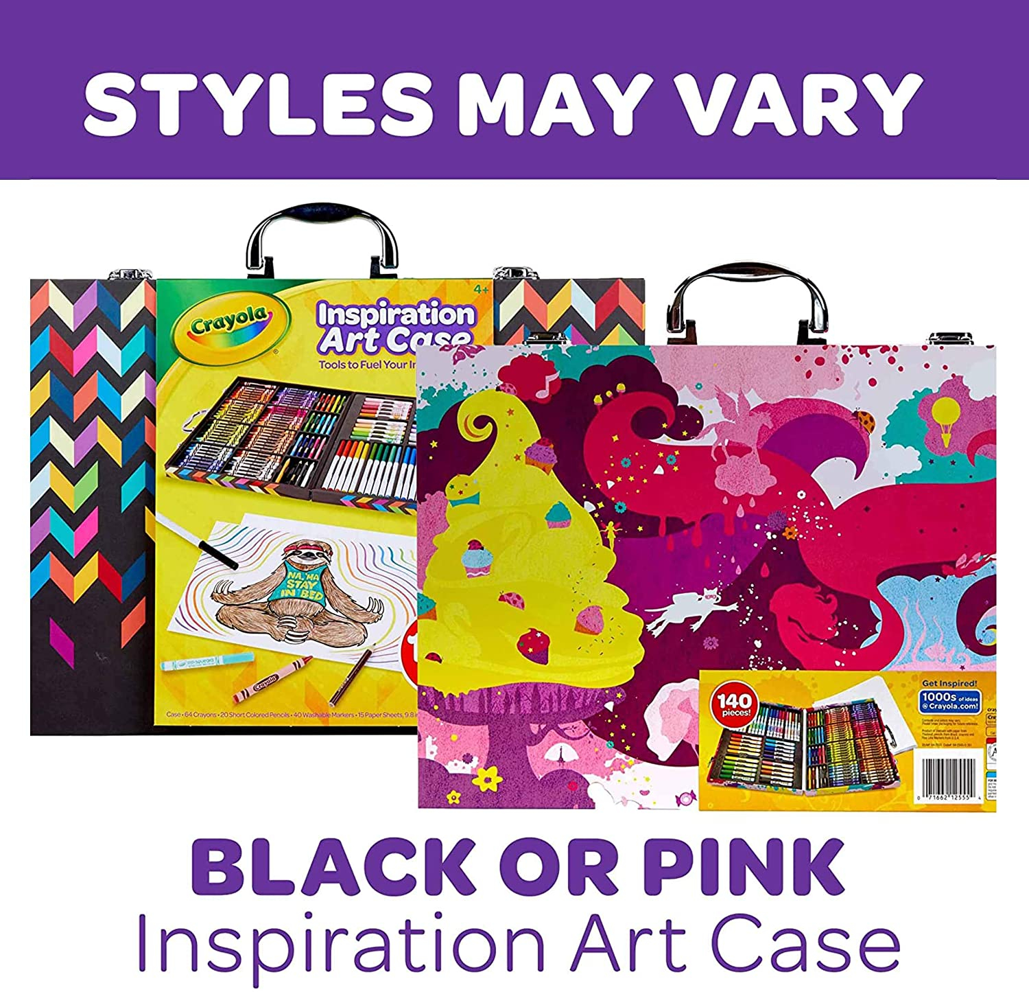 Foto 4 pulgar | Estuche de Arte Crayola Inspiration en Rosa 140 - Venta Internacional