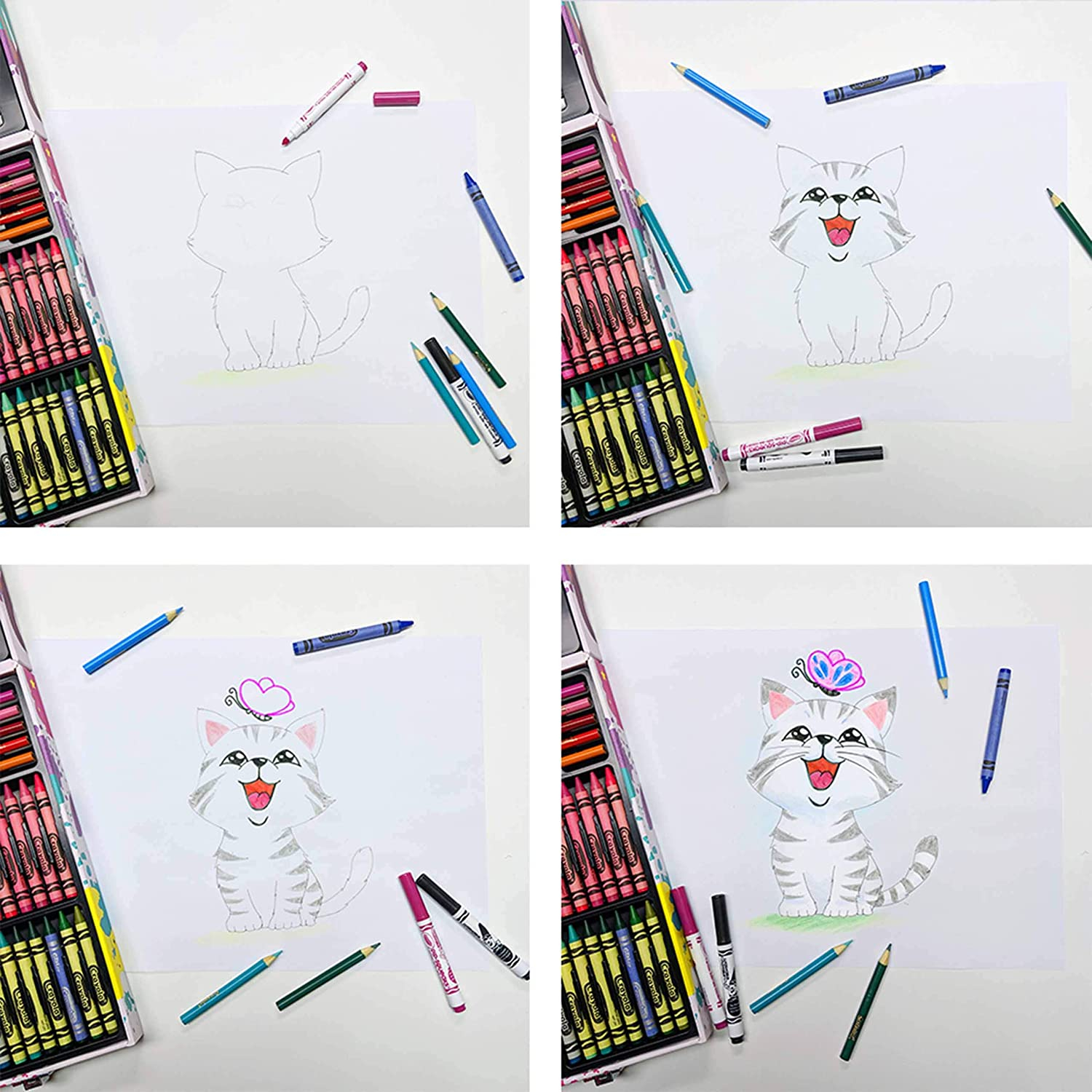 Foto 8 pulgar | Estuche de Arte Crayola Inspiration en Rosa 140 - Venta Internacional