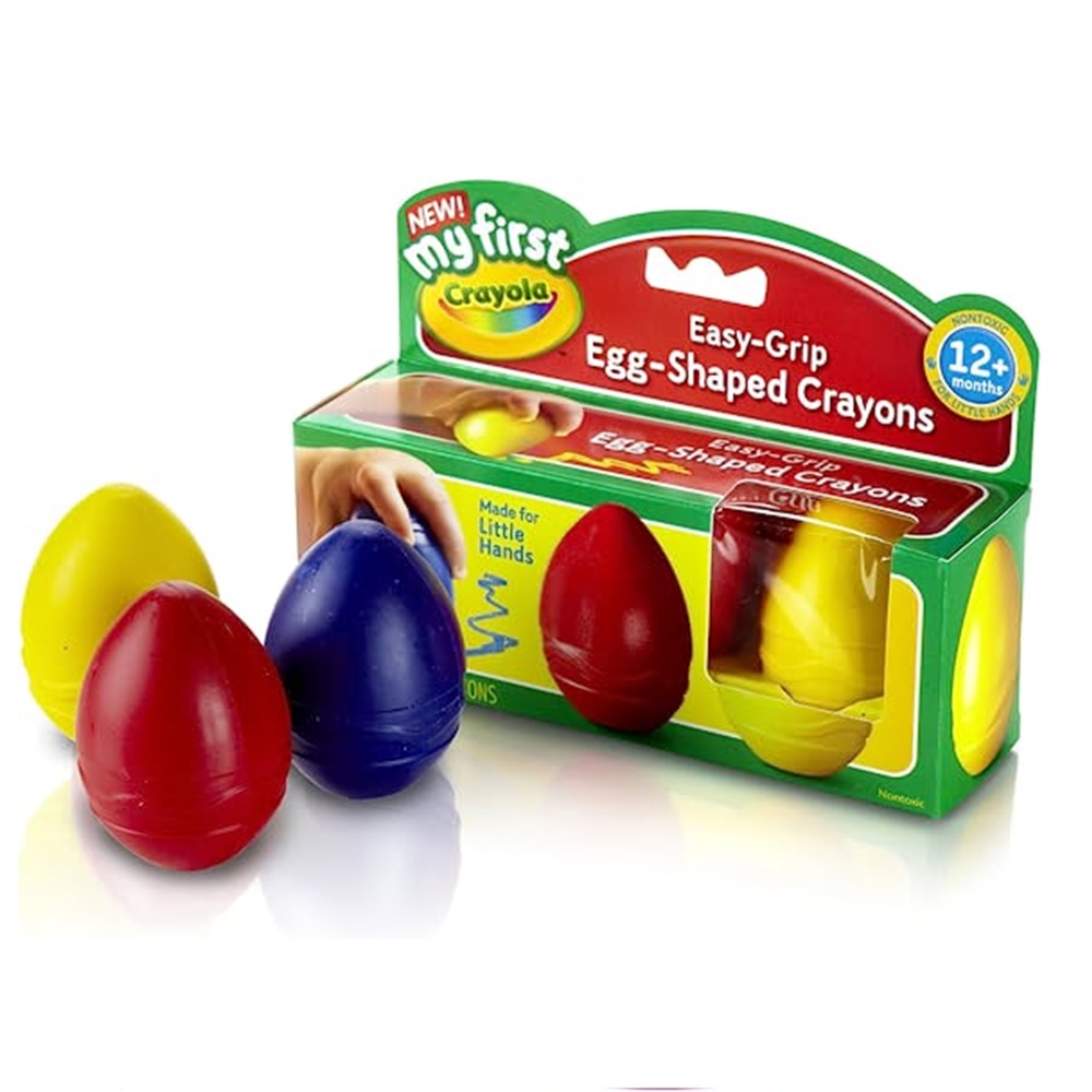 Foto 2 pulgar | Venta Internacional-  Crayola My First Egg Crayons, Fácil Agarre