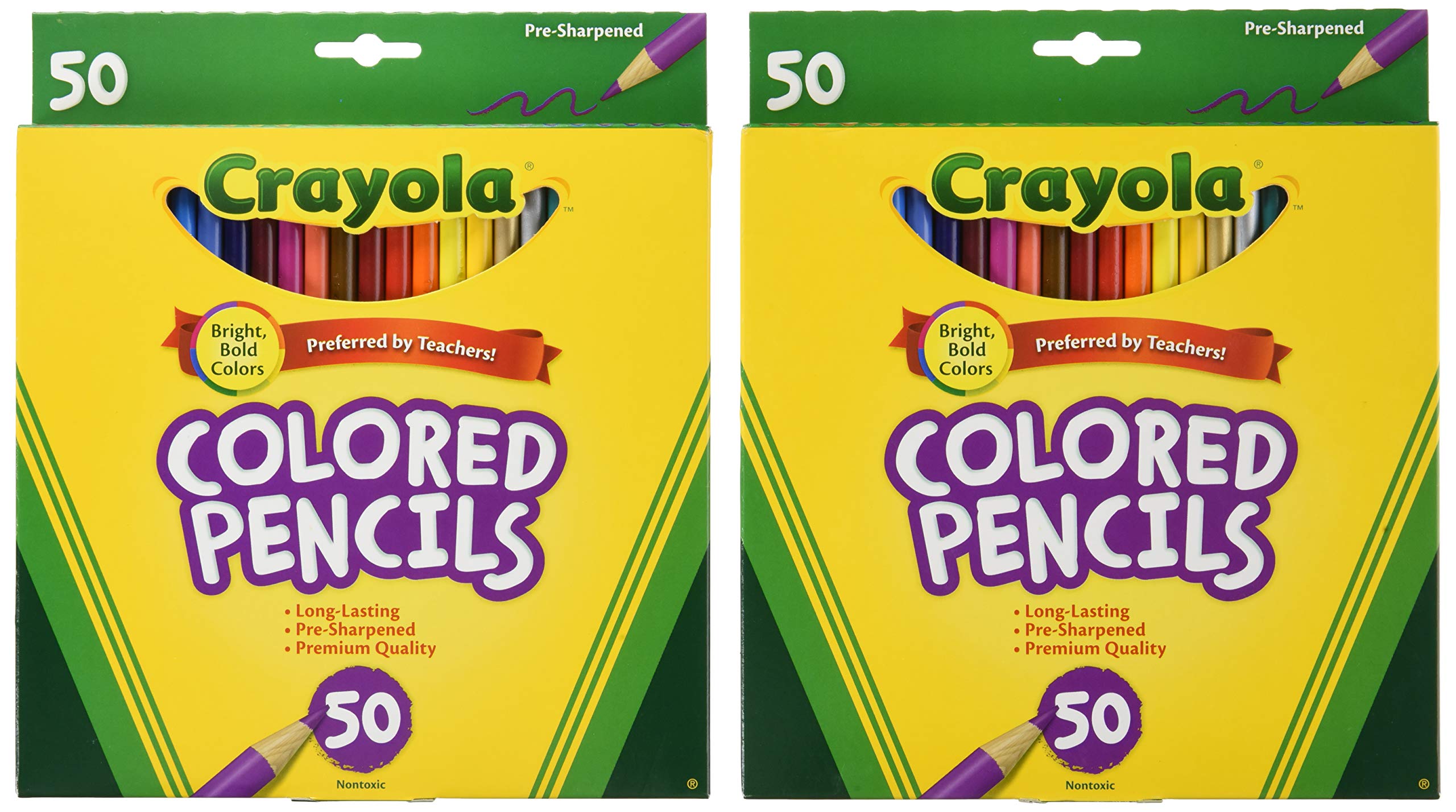 Foto 2 pulgar | Crayones Crayola 2 Paquetes de 50 Piezas C/U - Venta Internacional