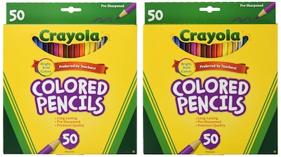 Foto 1 | Crayones Crayola 2 Paquetes de 50 Piezas C/U - Venta Internacional