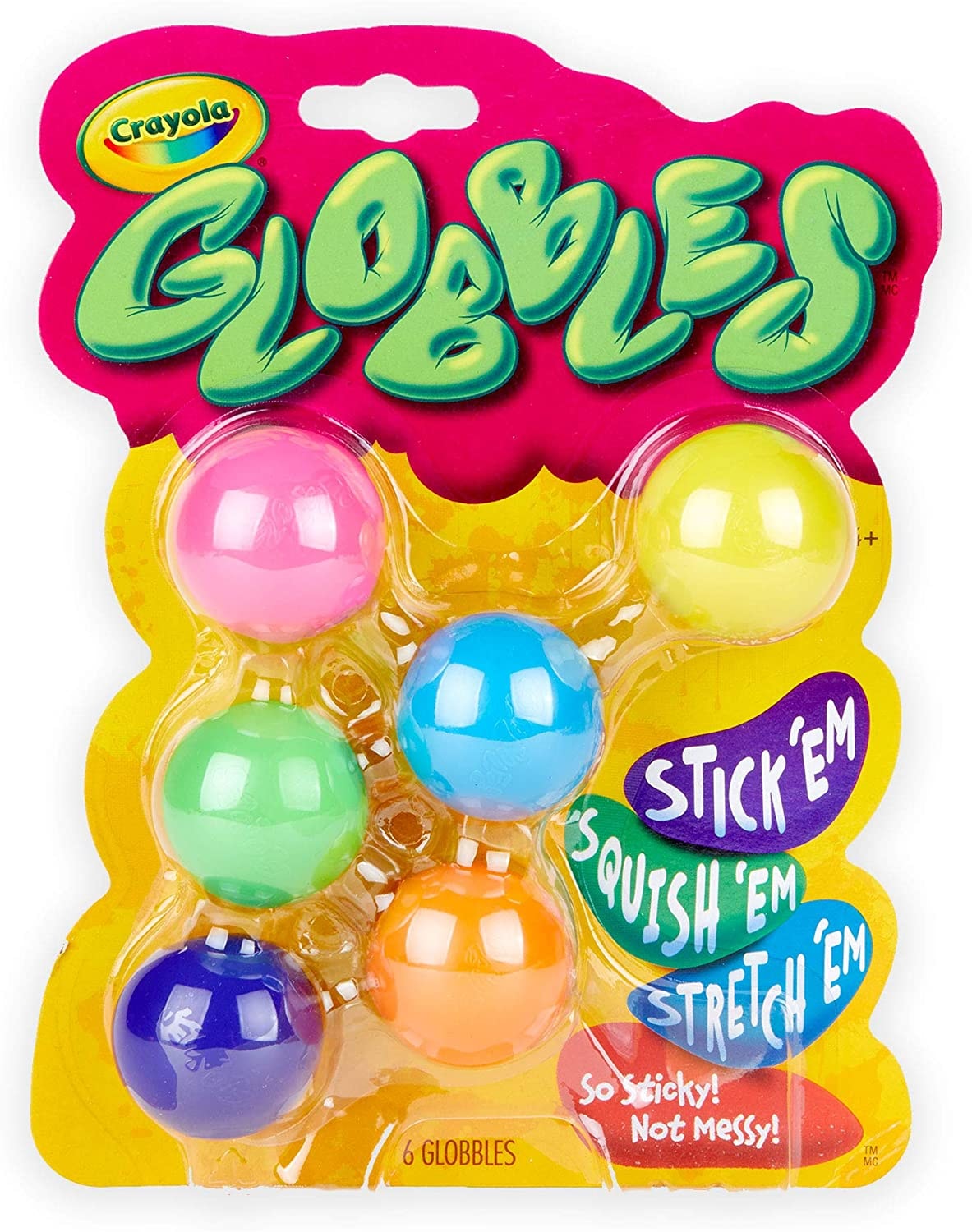 Venta Internacional-  Crayola ,globbles, Juguetes Fidget, Regalo Squish Para Niños, Colores Surtidos, 6 Condes $458