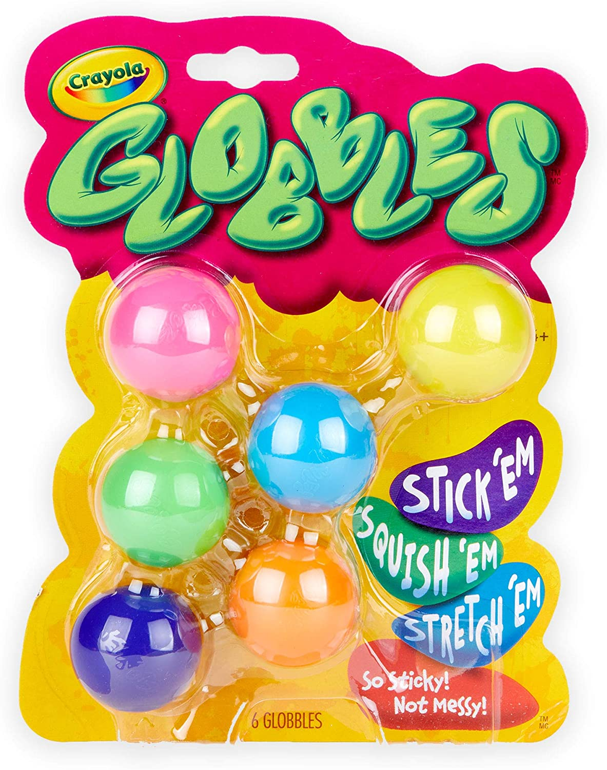 Venta Internacional-  Crayola&nbsp,globbles, Juguetes Fidget, Regalo Squish Para Niños, Colores Surtidos, 6 Condes