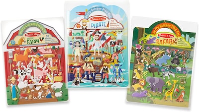 Foto 1 | Venta Internacional- Melissa & Doug Pirate, Safari & Farm Puffy Sticker Bundle