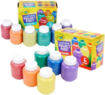 Foto 1 | Venta Internacional- Crayola Washable Kids Paint, 12 Count, Regalo, Surtido Y Glitter