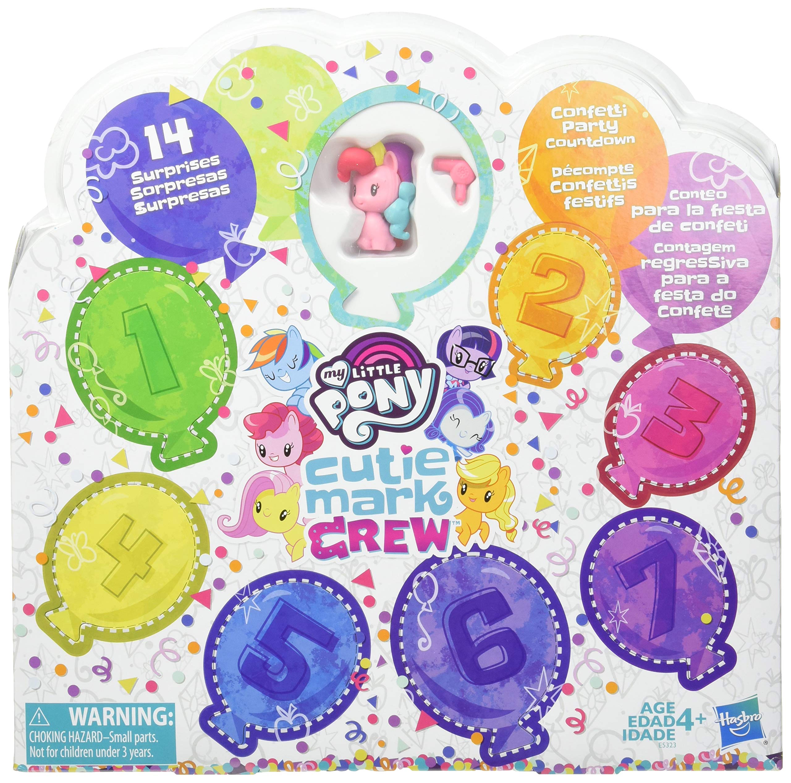 Foto 2 pulgar | Juego de  8 Figuras Con 14 Sorpresas Toy My Little Pony My Cutie Mark Crew Fiesta de Confetti - Venta Internacional