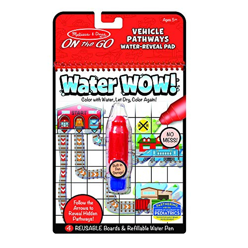 Foto 2 pulgar | Venta Internacional-  Melissa & Doug On The Go Water Wow! Bloc Reutilizable De Actividades Revela-con-agua – R