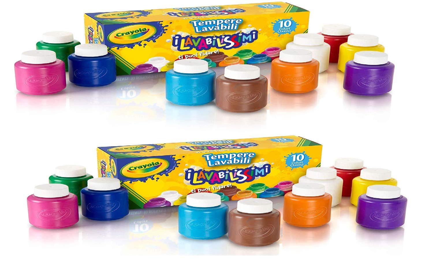 Foto 2 pulgar | Venta Internacional-  Crayola Pintura Para Niños Lavable, Colores Surtidos 10 Ea (paquete De 2)