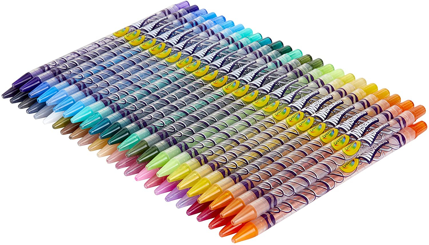 Foto 3 pulgar | Venta Internacional-  Juego De Lápices De Colores Crayola Twistables, Rellenadores De Cestas De Pascua, 50 Count